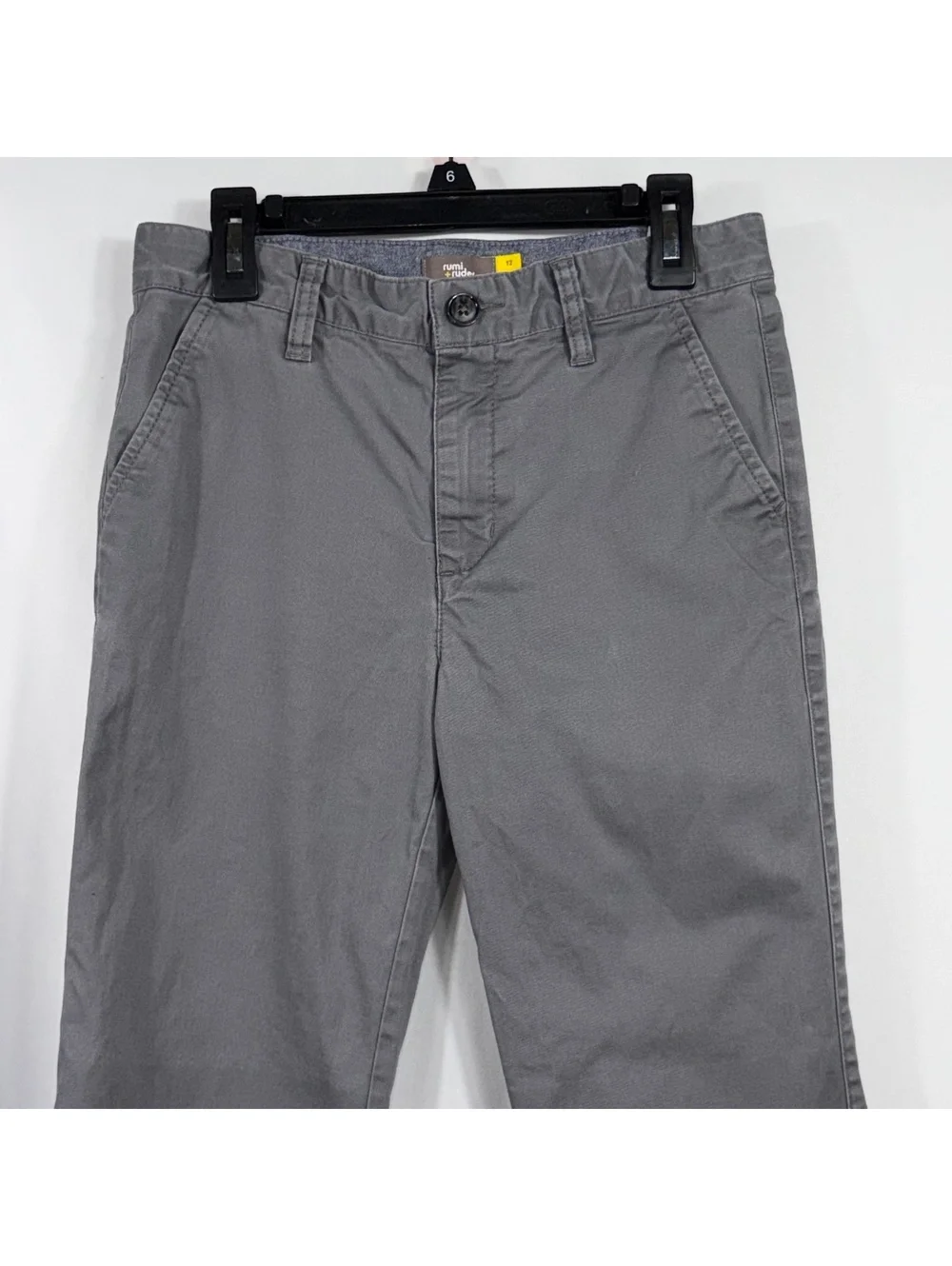 Rumi + Ryder Boys Size 12 Gray Chino Pants